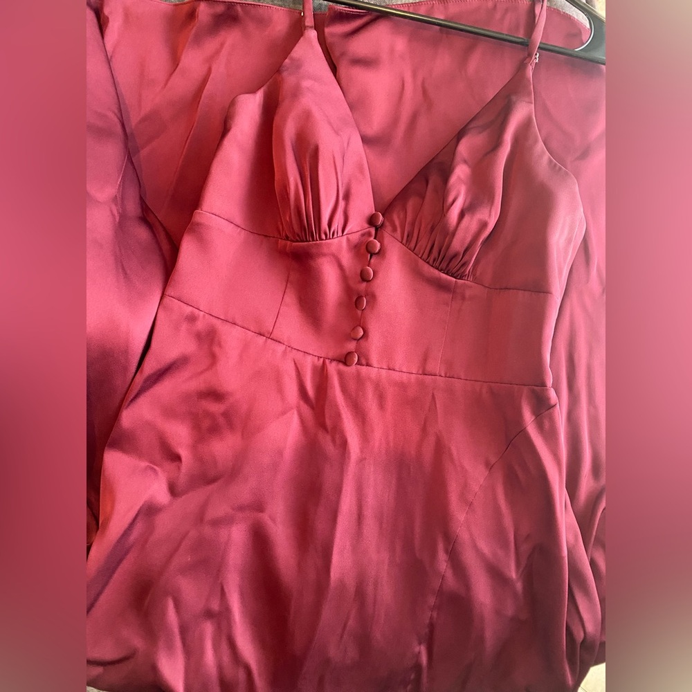 Azazie Cabernet Mina Dress- Custom size (see measurements in photos)